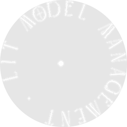 Rounded Lit Model Management Logo